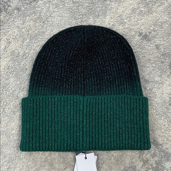 NWT Eugenia Kim x Wicked Frances Beanie Wool Knit Hat Green Glitter Ombre main image 9